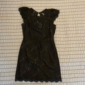 Lace little black dress